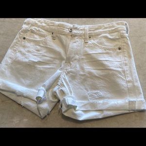 Lucky Brand white jean shorts